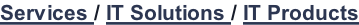 Services / IT Solutions / IT Products