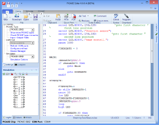 The PICAXE Programming Editor