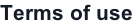 Terms of use
